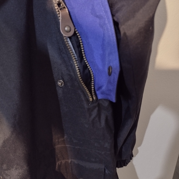 Nórdica size Medium Ski Anorak jacket black 6 pockets, hood - Picture 7 of 17